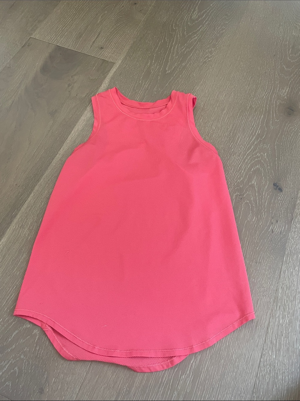 Lululemon pink ribbed tank top